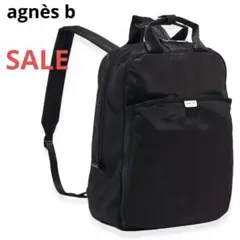 【SALE！】　アニエスベーリュック　バックパック　ブラック　新品　A4収納可能
