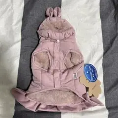 iDog うさぎ耳付きフリース犬服 小型犬用