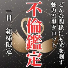 【初回限定価格】不倫・複雑恋愛・タロット・占い・霊視・恋愛・彼の本音・縁結び