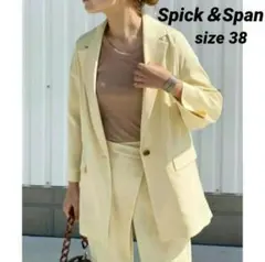 ✨️美品《Spick＆Span》ラミーサイドスリットオーバージャケット 38のサムネイル
