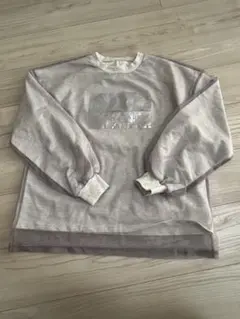 グレー バルーンスリーブ デザイントレーナー