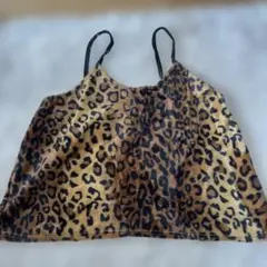 ヒョウ柄キャミソール Fサイズ