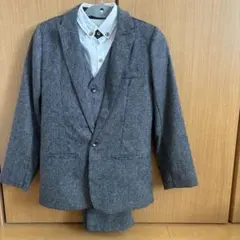 グレー スーツセット ベスト パンツ付き　160㎝