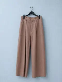 GU チノパン ワイドパンツ ベージュ Mサイズ