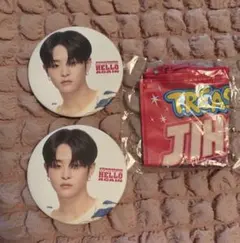 TREASURE HELLO AGAIN ジフン 缶バッチセット