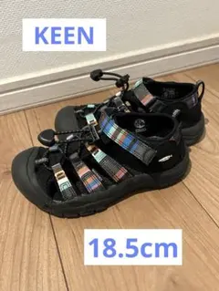 KEEN ニューポート　マルチカラー　キッズサンダル　18.5cm