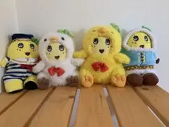 かわいい　ふなっしー　ぬいぐるみ4体セット