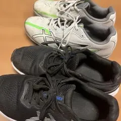ASICS スニーカー24.5センチ　2足セット
