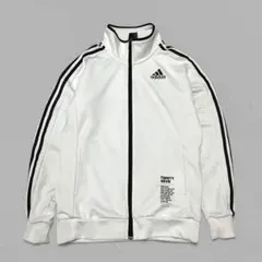 adidas アディダス♡トラックジャケット　サイドライン　メンズ　ホワイト　L