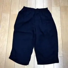 UNIQLO ユニクロ　ステテコ　コットン　ネイビー　ハーフパンツ