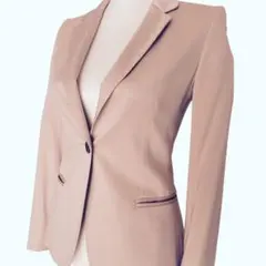 ☆【UNTITLED】☆ピンクベージュ テーラードジャケット ☆サイズ 1