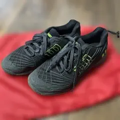 Wilson テニスシューズ ブラック ライムグリーン　　２５cm