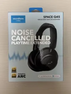 Soundcore Space Q45 ブラック　未開封　シュリンク付き Soundcore（Anker） ワイヤレスイヤホン Anker Soundcore Space Q45