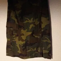 迷彩柄カーゴ巻きスカート