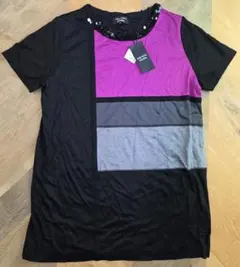 【新品】Sonia Rykiel セクエン付き半袖Tシャツ　大きいサイズ　y47