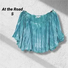 At the Road タイダイ風フレアスリーブトップス Sサイズ