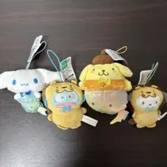 サンリオ フルーツきぐるみマスコット メロン ポムポムプリン 4点