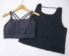 SUKALA スカーラ トップ付きジャガードタンク トップス セット ヨガウエア