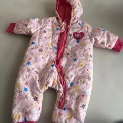 カラフル星柄ロンパース 60-70cm 冬 スティッチ