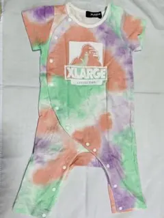 XLARGE KIDSのタイダイ柄ロンパース　70