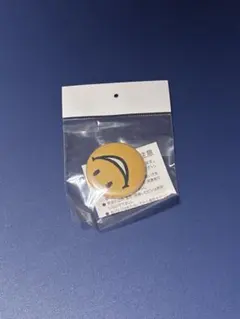 スマイル 缶バッジ イエロー