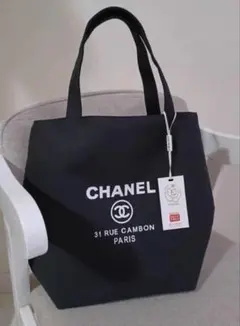 CHANEL シャネル ノベルティトートバッグ ロッテ免税店 非売品タグ付き