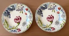 Gien Volupte 花柄横長 23cm 2枚セット - メルカリ
