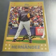 MLB 2007 トップス リバン・ヘルナンデス　アリゾナダイヤモンドバックス