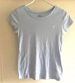 極美品 POLO RALPH LAUREN Tシャツ ライトブルー M 140のサムネイル