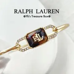 K985/RALPH LAUREN/鼈甲琥珀色RLLゴールドブレスレットのサムネイル