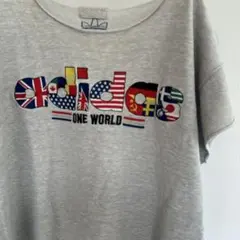 adidas ヴィンテージ 刺繍Tシャツ L-XL