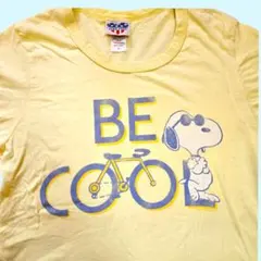 ♦️ アメリカ 古着 スヌーピー 黄色 Tシャツ M ♦️1046