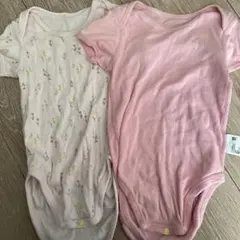UNIQLO　半袖ボディスーツ　80cm 2枚