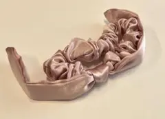 Slip シルクシュシュ　リボン付き　ピンク　新品