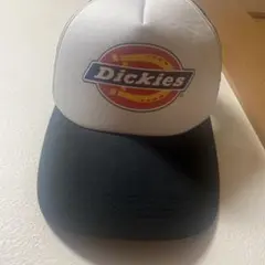 ディッキーズ　メッシュキャップ　白黒
