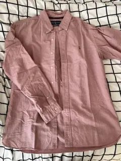 Ralph Lauren ピンク ボタンダウン 長袖シャツ