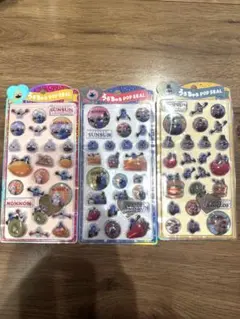 パペット　スンスン　うるちゅるシール　3枚セット　正規品