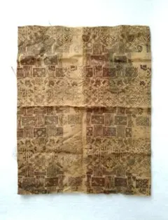 古布　生地　ハギレ　ヴィンテージ　約41cm×32.5cm　難あり