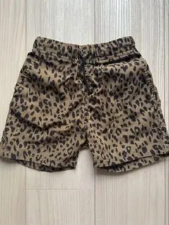 GLOBAL WORK ヒョウ柄 ハーフパンツ 100 レオパード