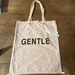 ORNE GENTLEプリントピンクトートバッグ