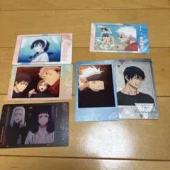 アニメキャラクター カード 6枚セット