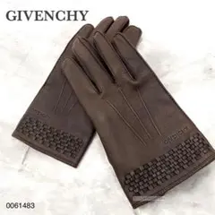ジバンシー GIVENCHY 手袋 グローブ レザー ブラウン