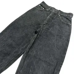 レディース 90s W27 フィリピン 黒 先染めブラック リーバイス ジーンズ
