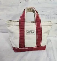 L.L.Bean 60-70s ミニサイズ トートバッグ 外付けタグ 筆記体ロゴ