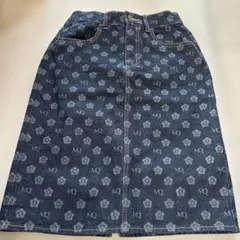 MARYQUANT モノグラム柄デニムタイトスカート マリークワントのサムネイル