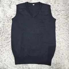 値下げ！スクールベスト　160　紺色