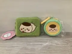 ちいかわ くりまんじゅう ふわふわミニポーチ まんまるミニシリコンポーチ セット