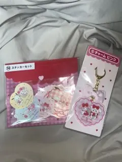 サンリオ mikko 一番くじ アクキー 、シール