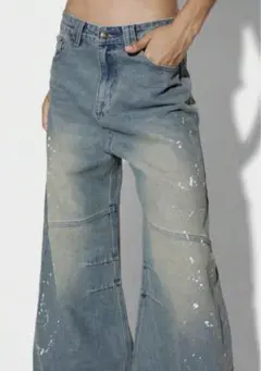 SUMWON WOMEN デニムバギーパンツ SHIEN