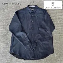 A DAY IN THE LIFEユナイテッドアローズ 長袖シャツ M ネイビーのサムネイル